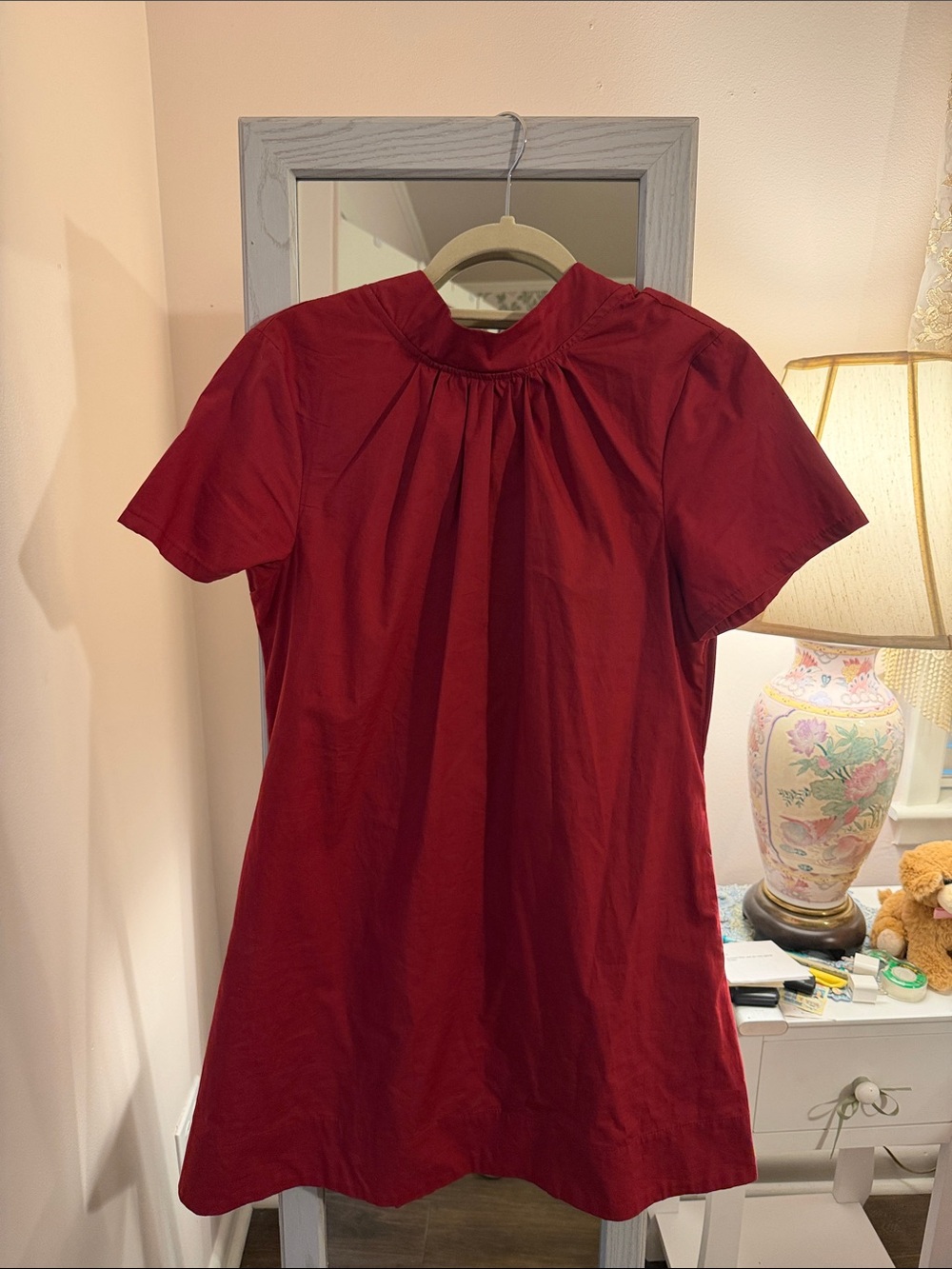 Sugarlips Red Mini Dress Halter Bow Back